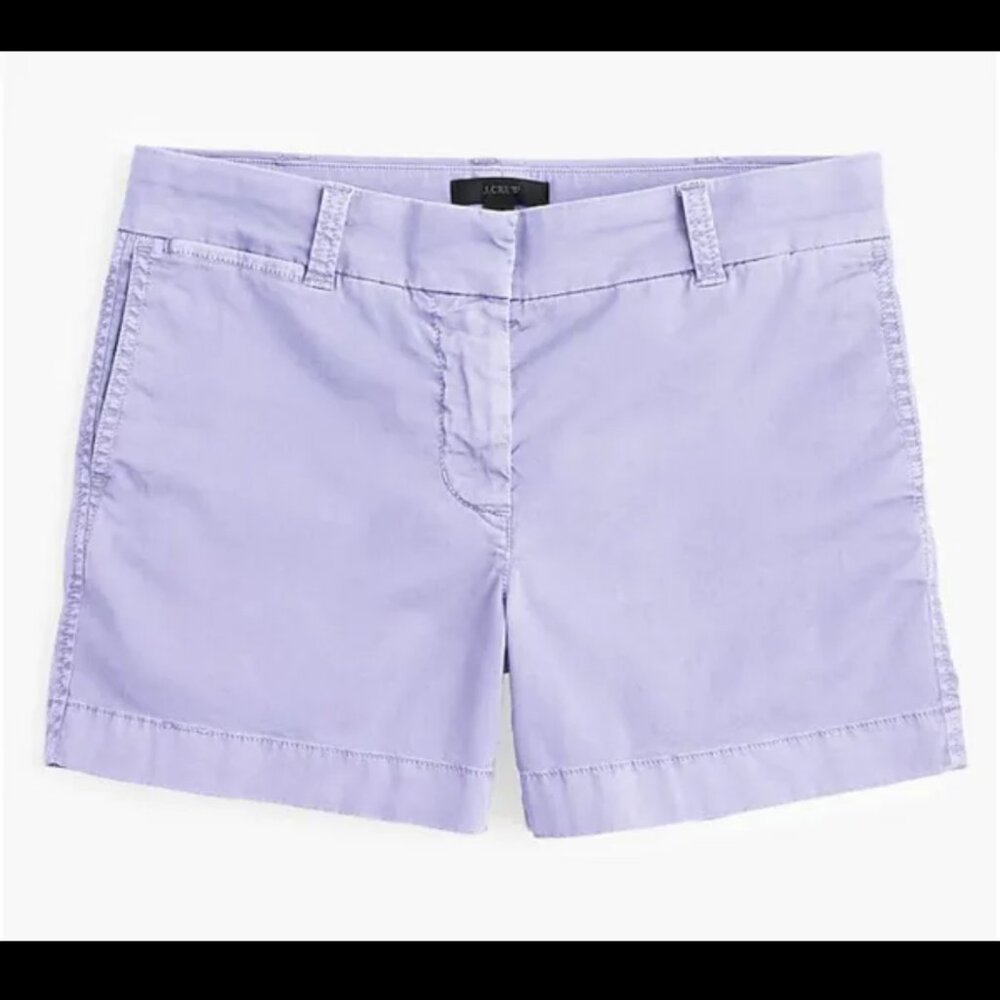 J. Crew purple chino‎ shorts size 8